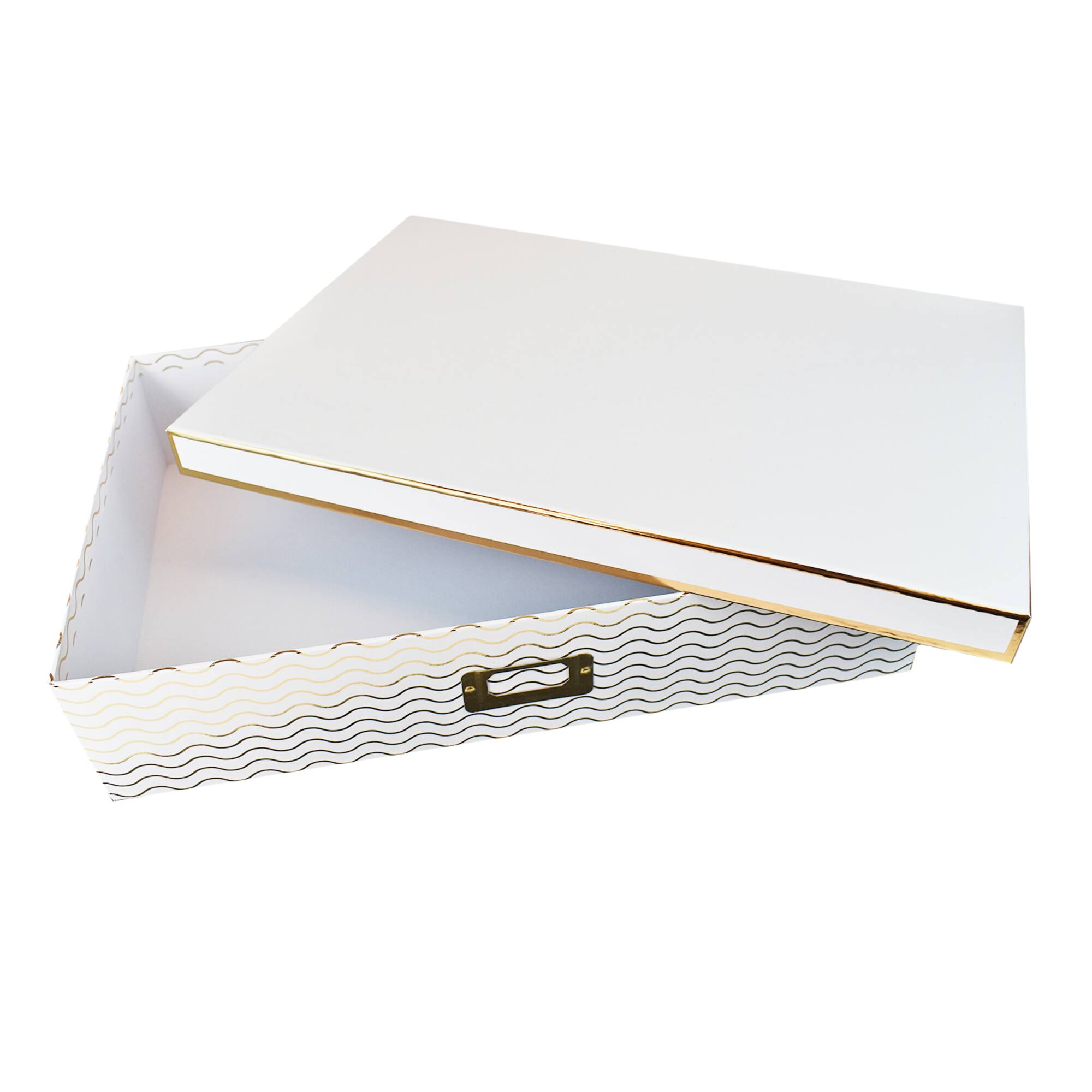 Gold Waves Document Box by Ashland
